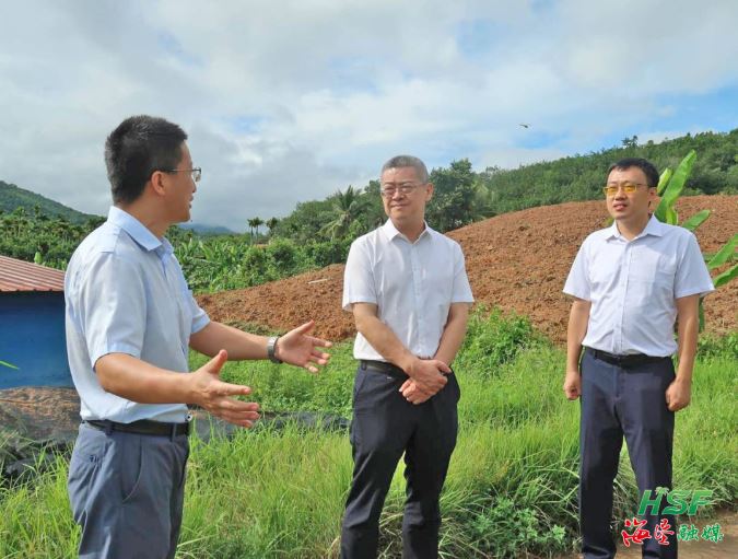 艾轶伦在立才农场公司垦区耕地“非粮化”“非农化”专项整改复耕地块调研。